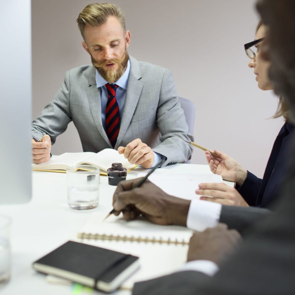 Business Colleagues Conference Teamwork Ideas PKP7WYL 1024x1024