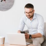 Photo Of Business Man Wearing Eyeglasses Sitting PB3SK4U 150x150